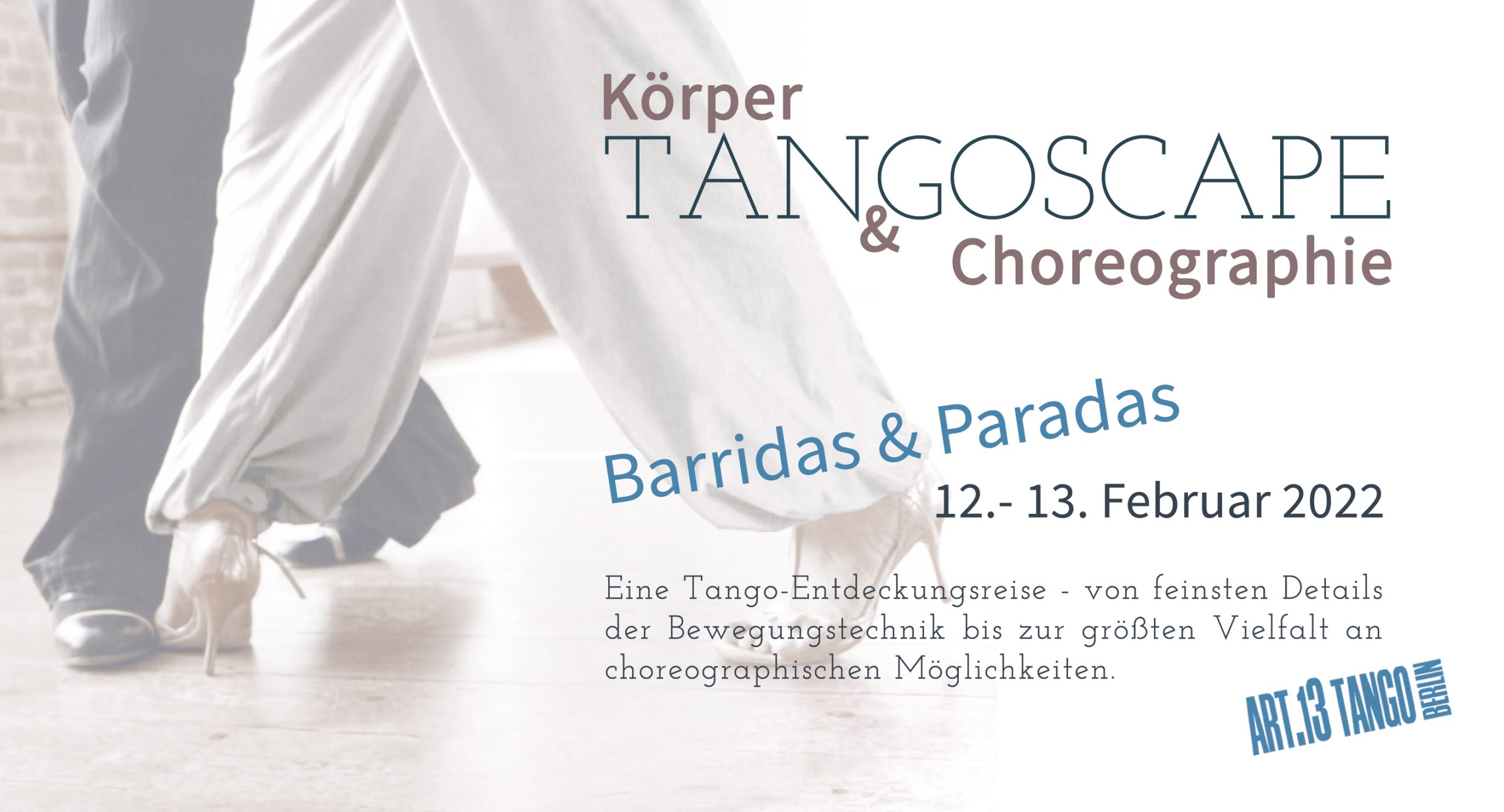 TANGOSCAPE: Körper & Choreographie | Barridas & Paradas | Workshop im LA BERLINESA