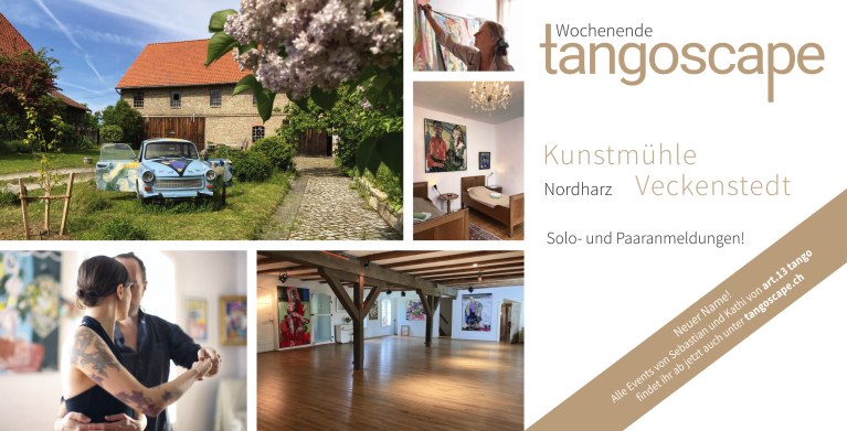 Tango::Scape | Heilige-Drei-Könige 2026 in der Kunstmühle Veckenstedt | Tangowochenende
